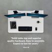 Quote for Electric Standing Desk with ComfortEdge in White by Chris W who says solid table-top and superior quality hardware. Easy to assemble. Expect to last for years.